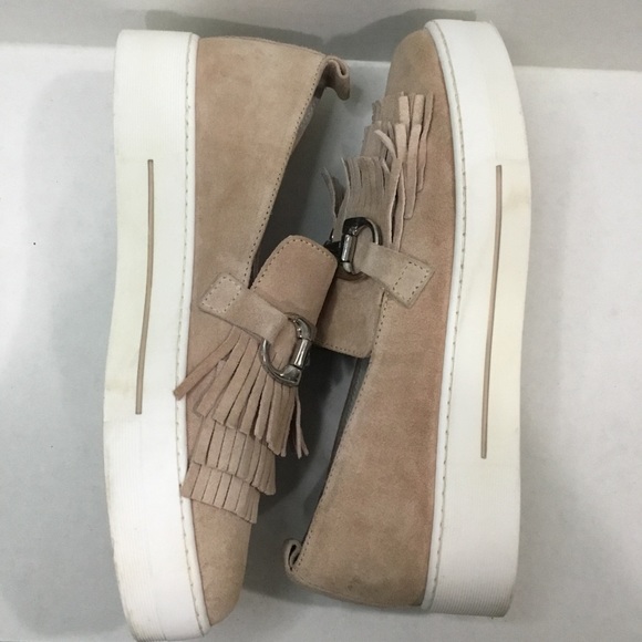 Louisa Suede Loafers/Flats With Silver Buckle - Picture 7 of 12